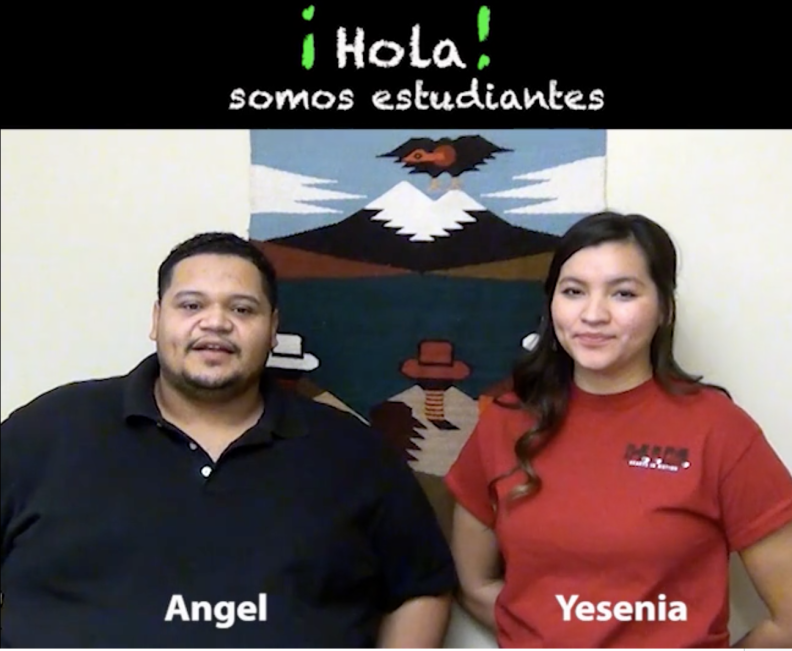 This is a screen shot of a Spanish-language video that will help explain cleft palate surgeries to parents of Guatemalan children with the condition.