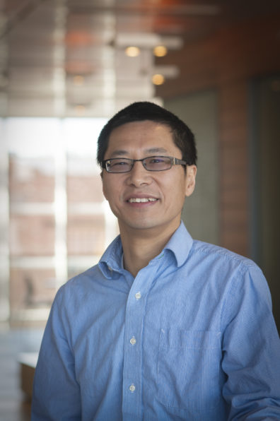This is a photo of Assistant Professor Bin Shan, a cancer researcher at WSU Spokane.